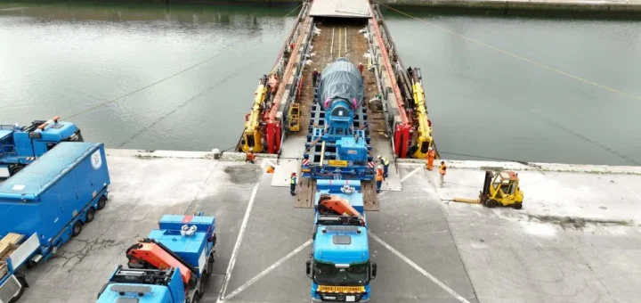 Spezialversand für französische Nuklearanlage