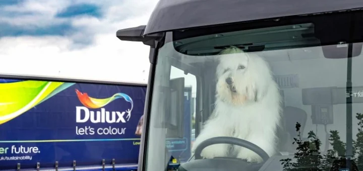 Dulux Paint setzt großflächige elektrische LKWs ein