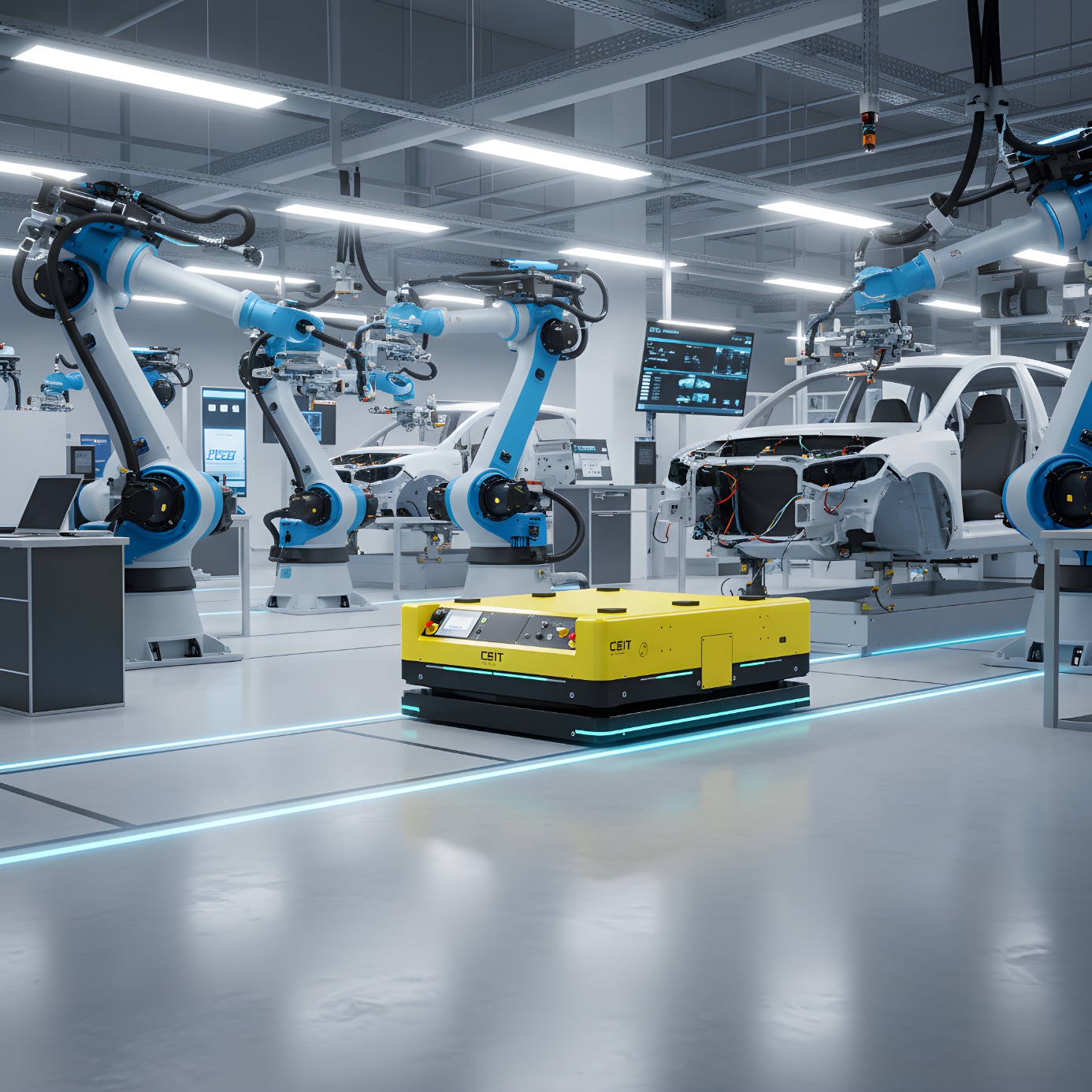 Revolutionierung des Schwertransports: Fortschrittliche fahrerlose Transportsysteme reduzieren das Risiko in der Batteriefertigung