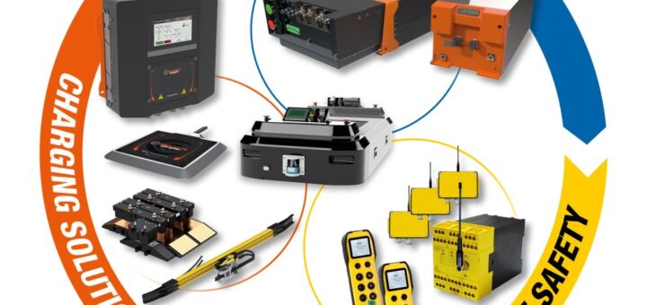 Induktive & leitfähige AGV-Batterieladung