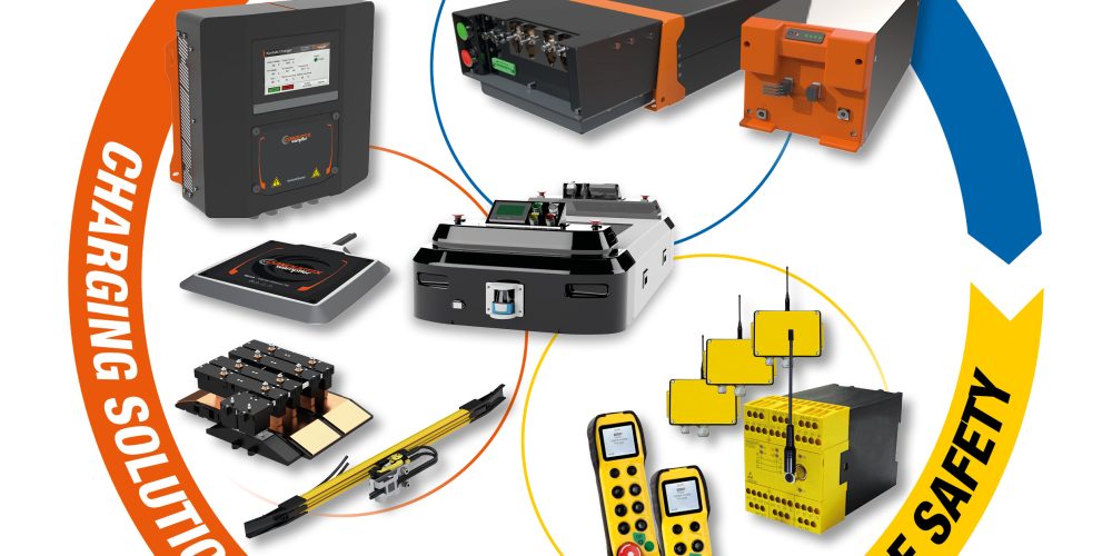Induktive & leitfähige AGV-Batterieladung