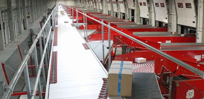 Automatisiertes neues DC für südafrikanische Kurierdienste