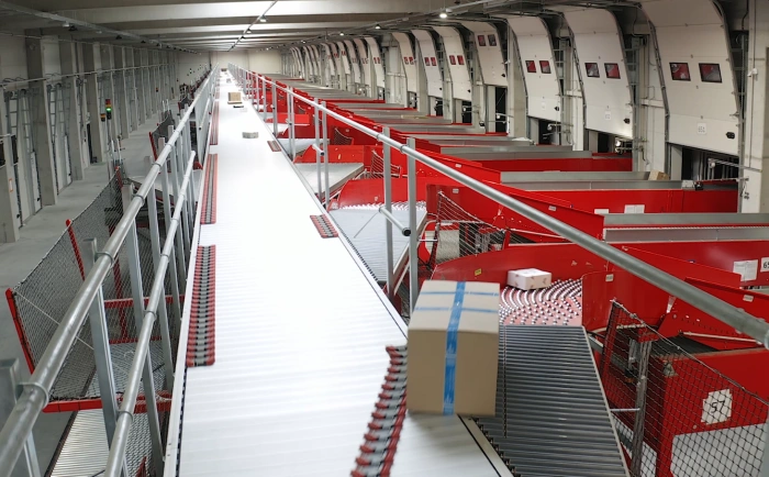 Automatisiertes neues DC für südafrikanische Kurierdienste