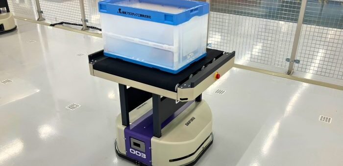 Sortier-Transfer-Roboter auf der LogiMAT