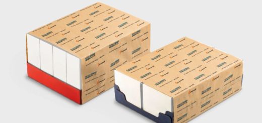 Neue Hülle für Transportverpackung