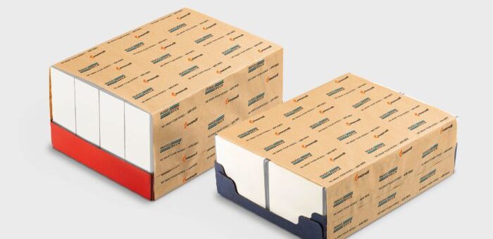 Neue Hülle für Transportverpackung