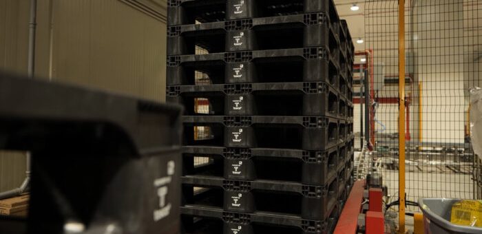 Neue runde Palette für nachhaltige Logistik
