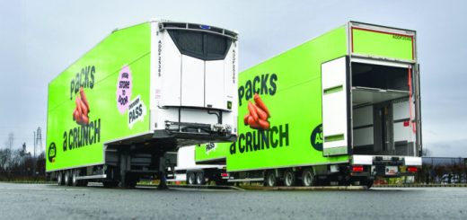 Asdas Dual-Temp bewegliche Doppelstockwagen