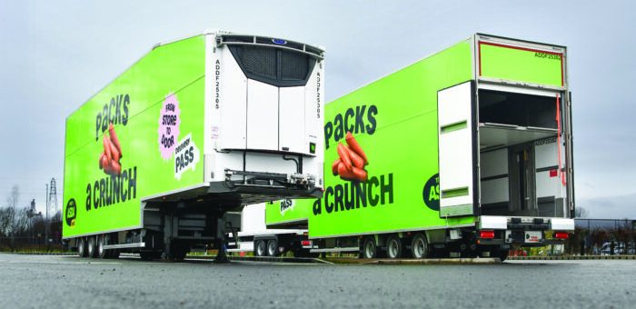 Asdas Dual-Temp bewegliche Doppelstockwagen